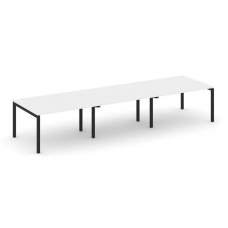 Style Project Стол переговорный SN-5P.SPRG-053.3 Белый/Металл Черный 4410*1180*750