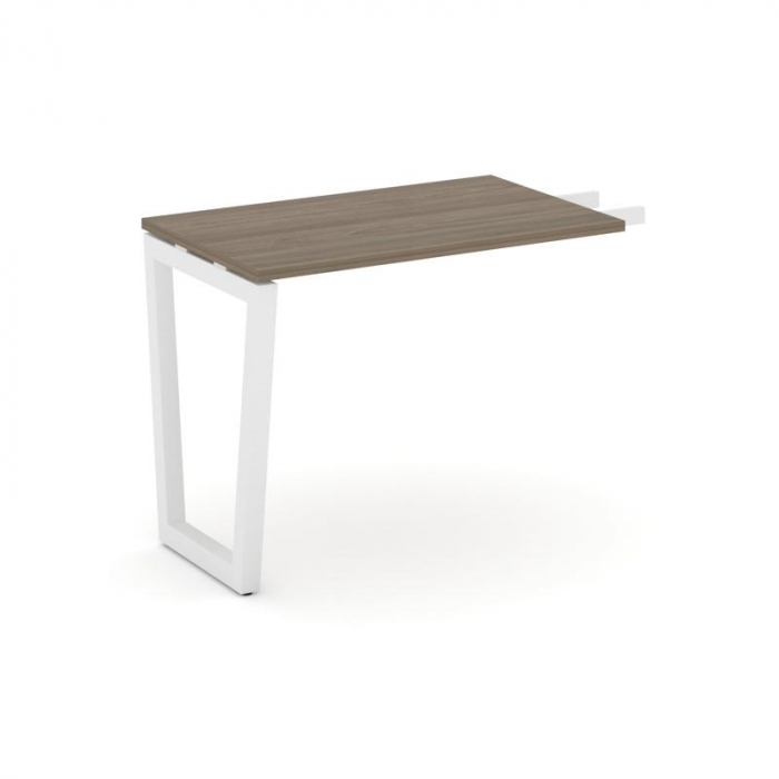 Стайл Проджект Брифинг-приставка SN-5T2.BR-005 Вяз Благородный/Металл Белый 1380*600*750