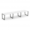 Style Project Стол переговорный SN-5T2.SPRG-021.3 Белый/Металл Антрацит 2940*980*750