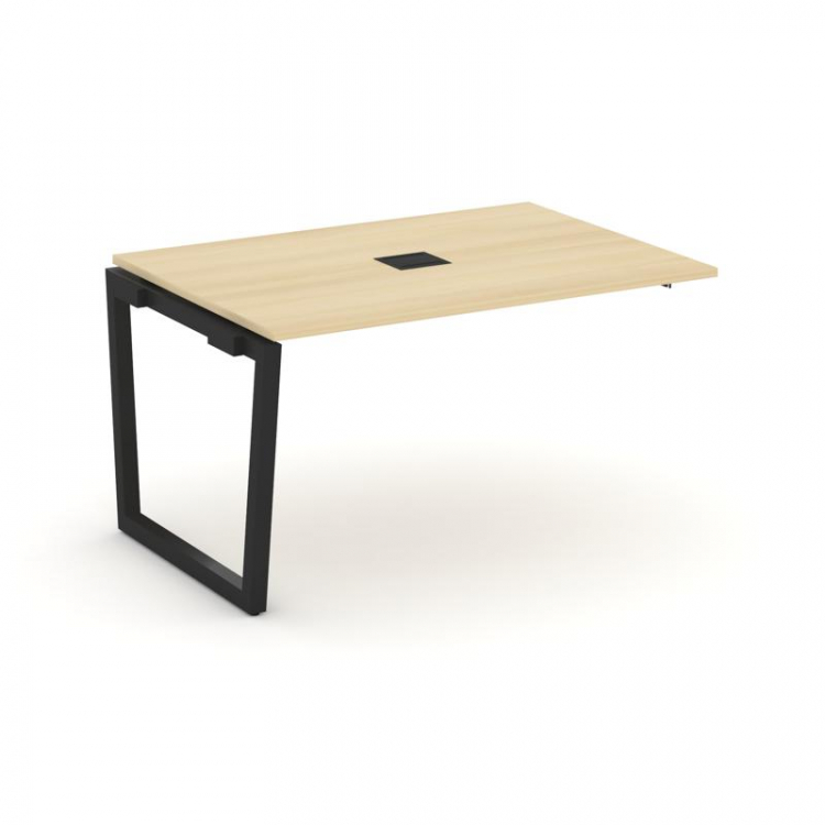 Style Project Проходной наб. элем. перег. стола SN-5T2.NSPRG-001 Акация Лорка/Металл Черный/Заглушка