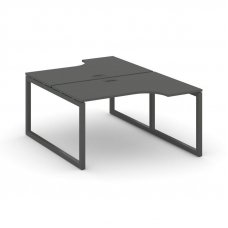 Style Project Рабочая станция эргоном. SN-5O.DRPA-012 Антрацит/Металл Антрацит 1580*1432/1992*750