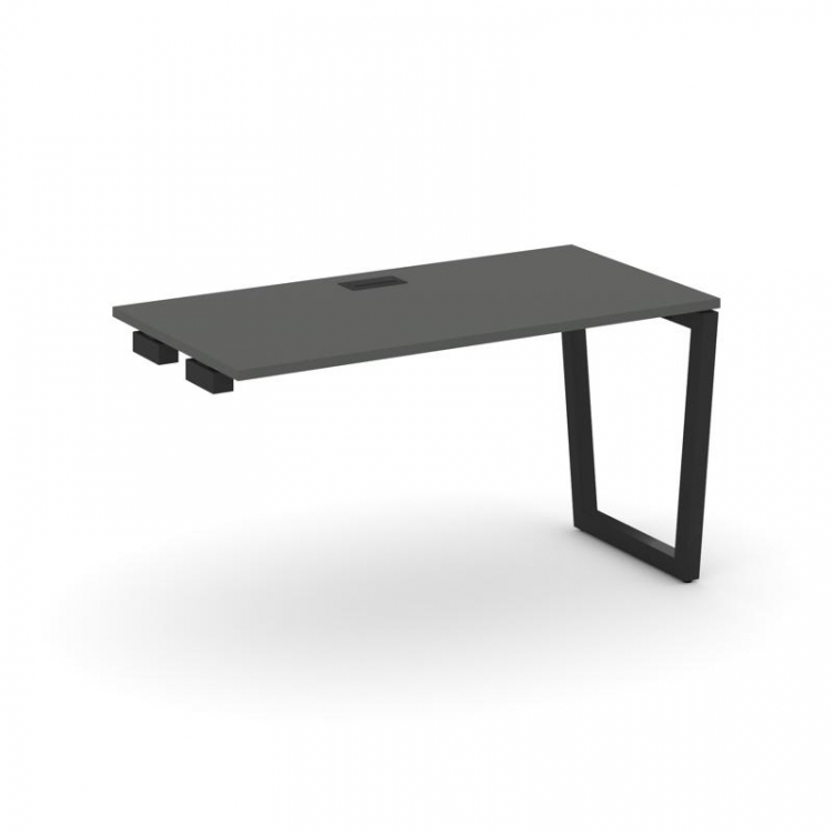 Style Project Стол-приставка к опор. элем. SN-5T2.OPRS-002 Антрацит/Металл Черный/Заглушка Пластик Ч
