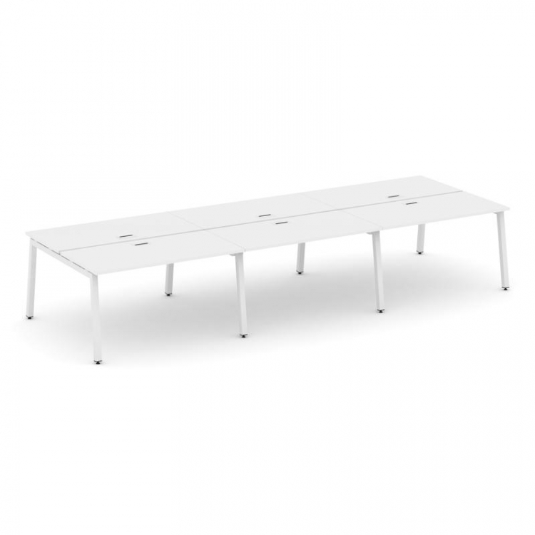 Style Project Рабочая станция 2-х сторон. SN-5A.DRS-074 Белый/Металл Белый 4740*1432*750