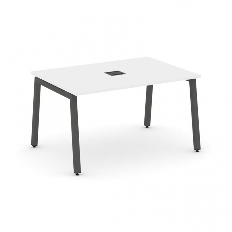 Style Project Стол переговорный SN-5A.SPRG-002 Белый/Металл Антрацит 1180*980*750
