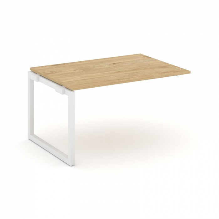 Стайл Проджект Проходной наб. элем. перег. стола SN-5O.NSPRG-004.3 Тиквуд Светлый/Металл Белый 1580*