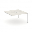Style Project Стол-приставка к опор. элем. SN-5P.DPRS-024 Дуб Наварра/Металл Белый 1580*1632*750