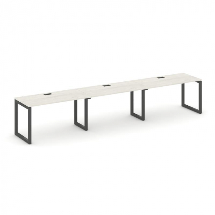 Style Project Рабочая станция 1 сторон. SN-5O.ORS-031 Дуб Наварра/Металл Антрацит 2940*600*750