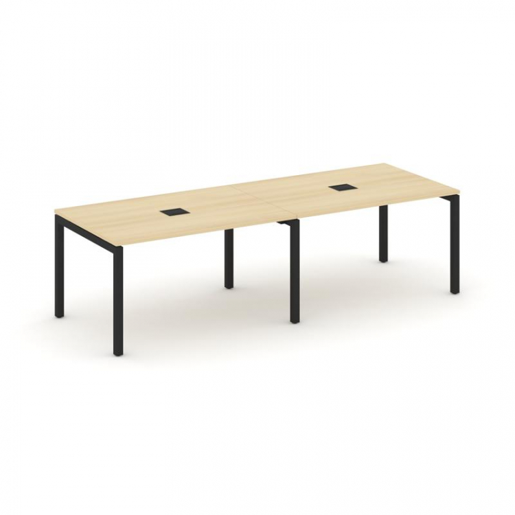 Style Project Стол переговорный SN-5P.SPRG-013 Акация Лорка/Металл Черный 2760*980*750