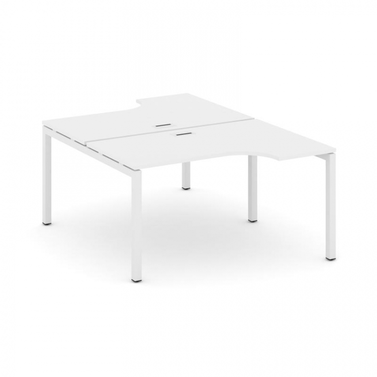 Style Project Рабочая станция эргоном. SN-5P.DRPA-012 Белый/Металл Белый 1580*1432/1992*750