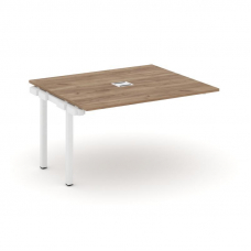 Style Project Проходной наб. элем. перег. стола SN-5P.NSPRG-033 Дуб Табак/Металл Белый 1380*1180*750