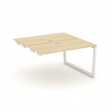 Style Project Стол-приставка к опор. элем. SN-5T2.DPRS-003 Акация Лорка/Металл Белый/Заглушка Пласти