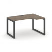 Style Project Стол рабочий эргоном. SN-5O.SPA-021(R) Вяз Благородный/Металл Антрацит 1380*800/980*75