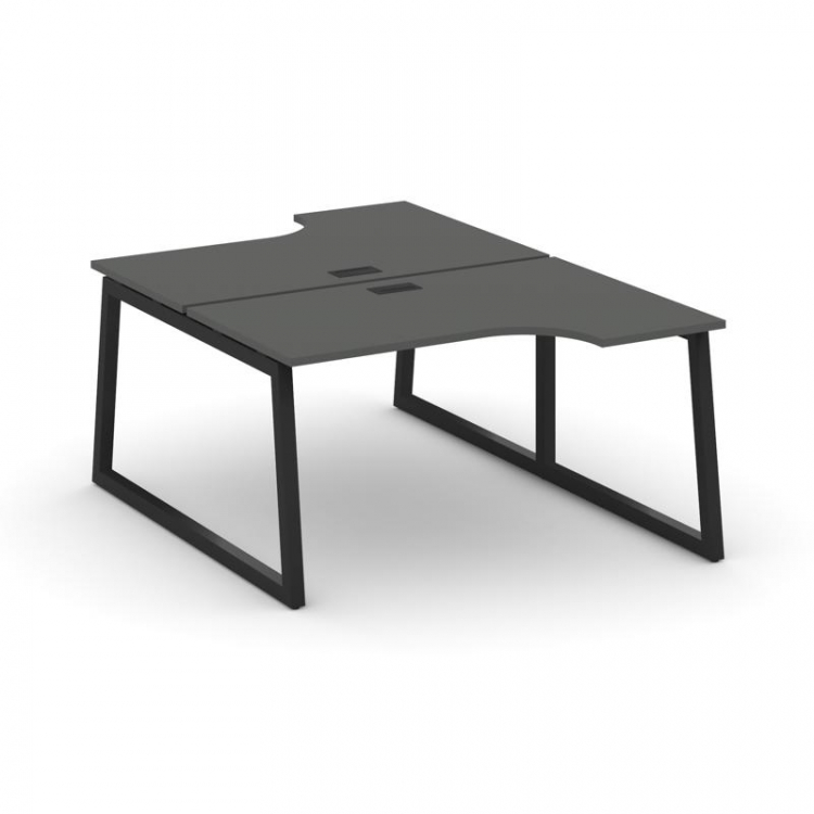 Style Project Рабочая станция эргоном. SN-5T1.DRPA-022 Антрацит/Металл Черный/Заглушка Пластик Черны