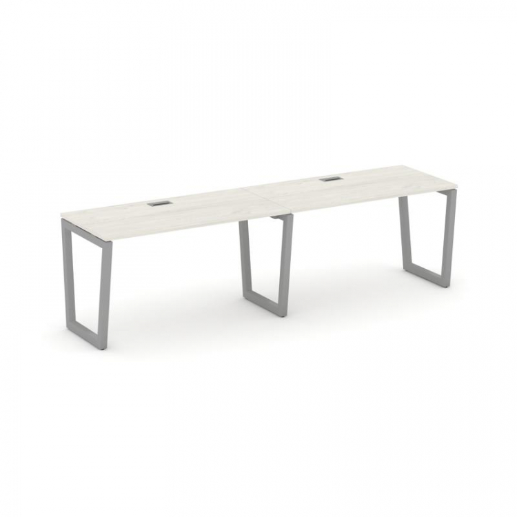Style Project Рабочая станция 1 сторон. SN-5T2.ORS-002 Дуб Наварра/Металл Серый/Заглушка Пластик Сер