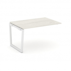 Style Project Проходной наб. элем. перег. стола SN-5T2.NSPRG-003.3 Дуб Наварра/Металл Белый 1380*980