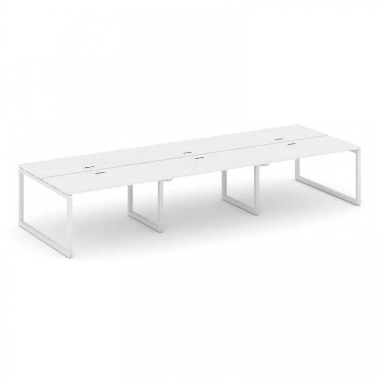 Style Project Рабочая станция 2-х сторон. SN-5O.DRS-063 Белый/Металл Белый 4140*1232*750