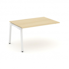 Style Project Проходной наб. элем. перег. стола SN-5A.NSPRG-001.3 Акация Лорка/Металл Белый 980*980*