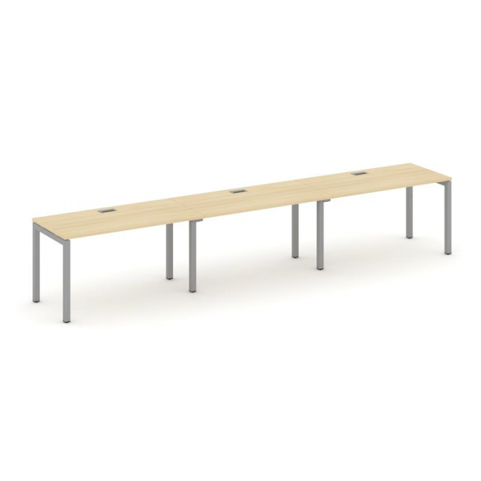 Стайл Проджект Рабочая станция 1 сторон. SN-5P.ORS-044 Акация Лорка/Металл Серый 4740*700*750