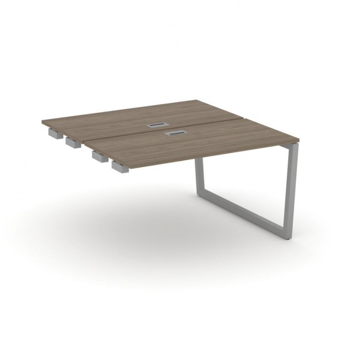 Стайл Проджект Стол-приставка к опор. элем. SN-5T2.DPRS-001 Вяз Благородный/Металл Серый/Заглушка Пл