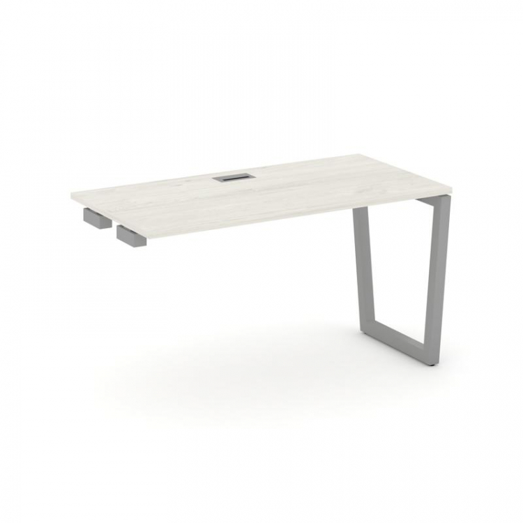 Style Project Стол-приставка к опор. элем. SN-5T2.OPRS-022 Дуб Наварра/Металл Серый/Заглушка Пластик