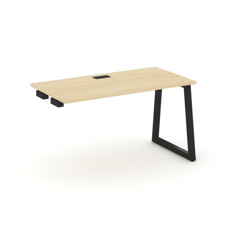 Style Project Стол-приставка к опор. элем. SN-5T1.OPRS-003 Акация Лорка/Металл Черный/Заглушка Пласт