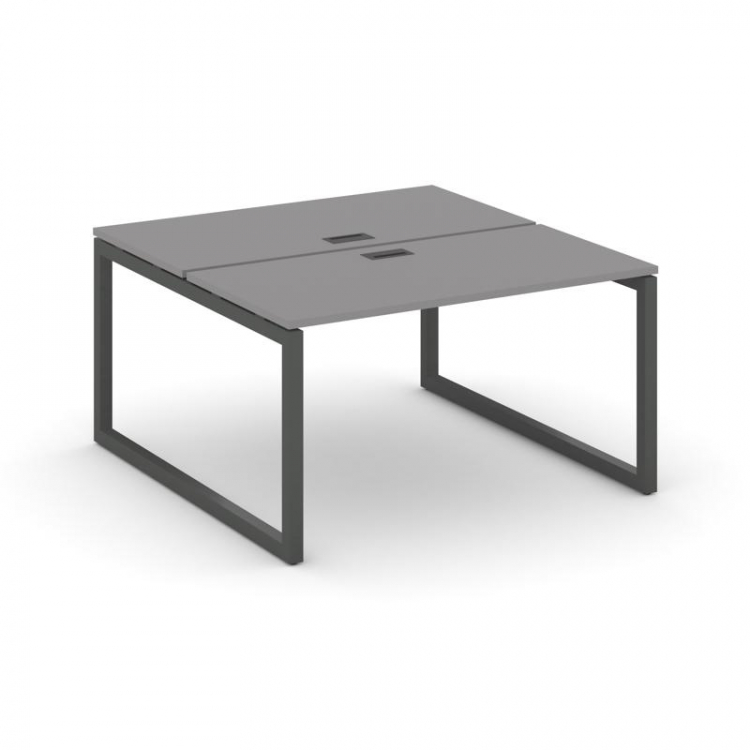 Стайл Проджект Рабочая станция двухсторонняя SN-5O.DRS-013 Серый Пепел/Металл Антрацит 1380*1432*750