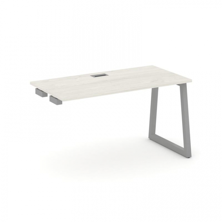 Style Project Стол-приставка к опор. элем. SN-5T1.OPRS-024 Дуб Наварра/Металл Серый/Заглушка Пластик