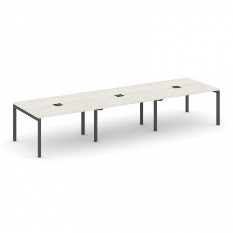Style Project Стол переговорный SN-5P.SPRG-054 Дуб Наварра/Металл Антрацит 4740*1180*750