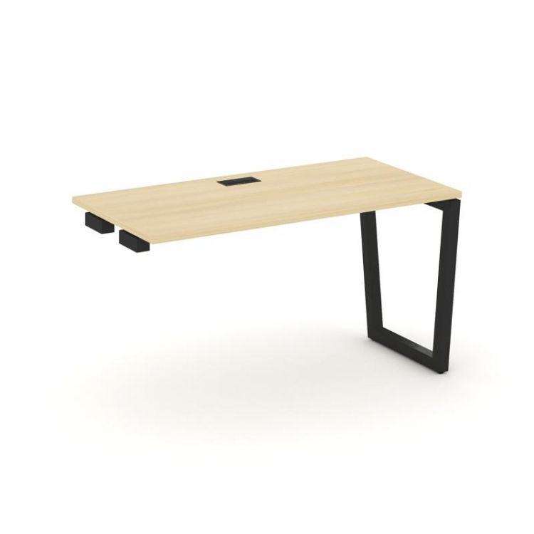 Style Project Стол-приставка к опор. элем. SN-5T2.OPRS-021 Акация Лорка/Металл Черный/Заглушка Пласт