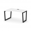 Style Project Стол рабочий эргоном. SN-5T2.SPA-002(L) Белый/Металл Черный/Заглушка Пластик Черный 15