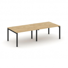 Style Project Стол переговорный SN-5P.SPRG-043.3 Тиквуд Светлый/Металл Черный 2760*1180*750