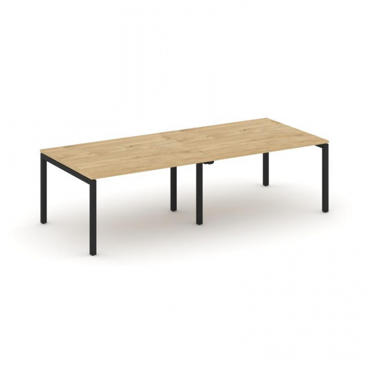 Style Project Стол переговорный SN-5P.SPRG-043.3 Тиквуд Светлый/Металл Черный 2760*1180*750