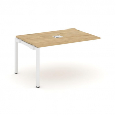 Style Project Проходной наб. элем. перег. стола SN-5P.NSPRG-002 Тиквуд Светлый/Металл Белый 1180*980