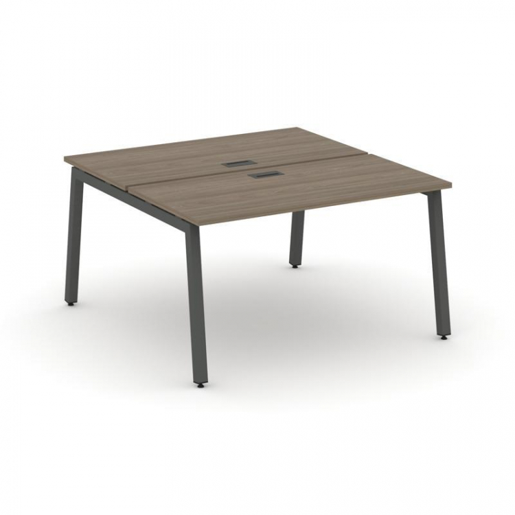 Style Project Рабочая станция 2-х сторон. SN-5A.DRS-013 Вяз Благородный/Металл Антрацит 1380*1432*75