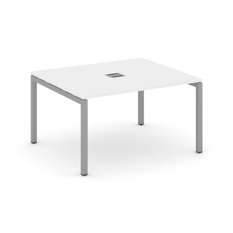 Style Project Стол переговорный SN-5P.SPRG-033 Белый/Металл Серый 1380*1180*750