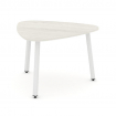 Style Project Стол переговорный SN-5.SPRG-71.3 Дуб Наварра/Металл Белый 1200*1200*750