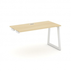 Style Project Стол-приставка к опор. элем. SN-5T1.OPRS-012 Акация Лорка/Металл Белый/Заглушка Пласти