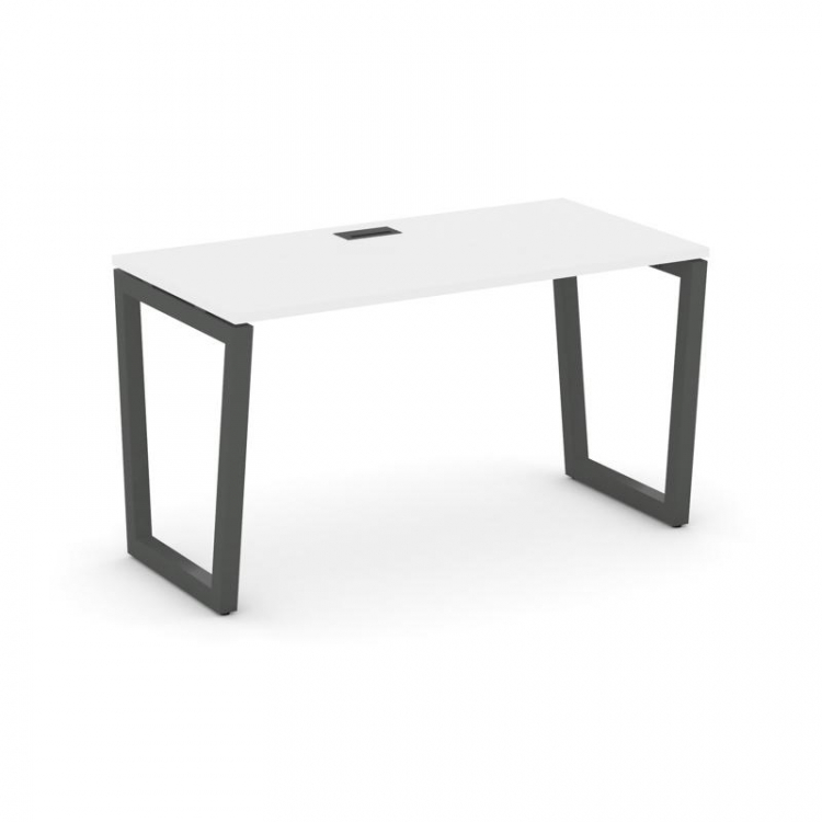 Style Project Стол письменный SN-5T2.SP-005 Белый/Металл Антрацит/Черный Пластик 1780*600*750