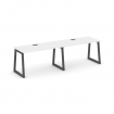 Style Project Рабочая станция 1 сторон. SN-5T1.ORS-012 Белый/Металл Антрацит/Черный Пластик 2360*700