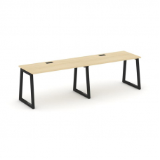 Style Project Рабочая станция 1 сторон. SN-5T1.ORS-023 Акация Лорка/Металл Черный/Заглушка Пластик Ч