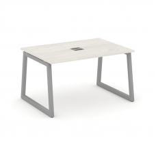 Style Project Стол переговорный SN-5T1.SPRG-004 Дуб Наварра/Металл Серый/Заглушка Металл Серый 1580*