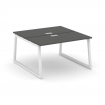 Style Project Рабочая станция 2-х сторон. SN-5T1.DRS-002 Антрацит/Металл Белый/Заглушка Пластик Белы