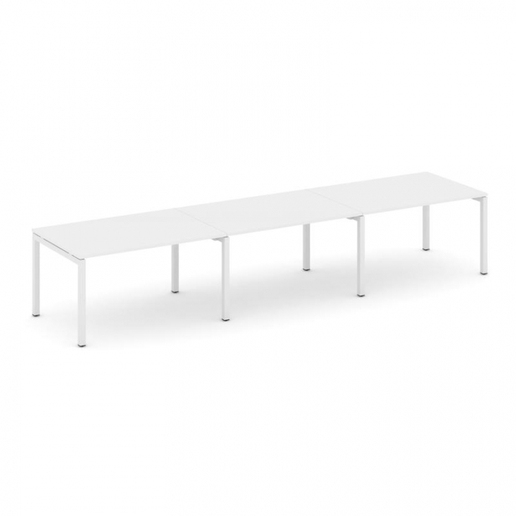 Style Project Стол переговорный SN-5P.SPRG-024.3 Белый/Металл Белый 4740*980*750
