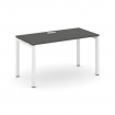 Style Project Стол письменный SN-5P.SP-023 Антрацит/Металл Белый 1380*800*750