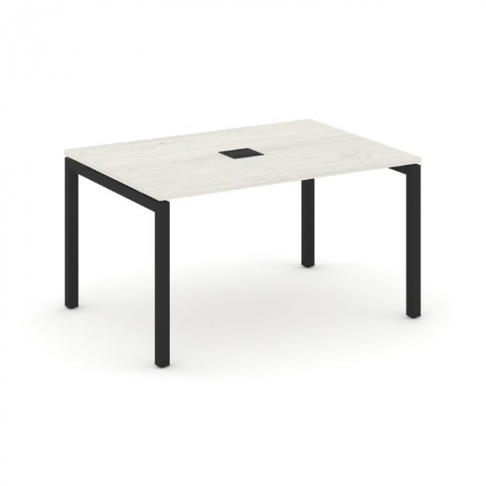 Стайл Проджект Стол переговорный SN-5P.SPRG-002 Дуб Наварра/Металл Черный 1180*980*750