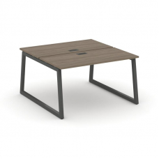 Style Project Рабочая станция 2-х сторон. SN-5T1.DRS-014 Вяз Благородный/Металл Антрацит/Черный Плас