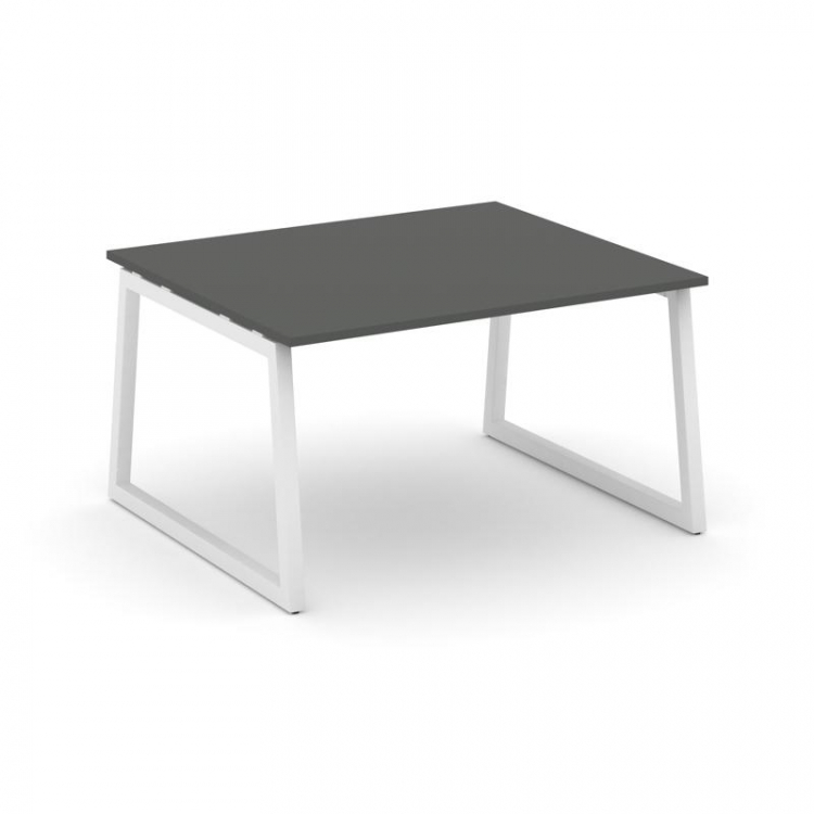 Style Project Стол переговорный SN-5T1.SPRG-032.3 Антрацит/Металл Белый 1180*1180*750