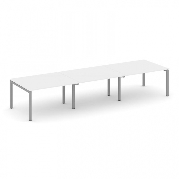 Style Project Стол переговорный SN-5P.SPRG-053.3 Белый/Металл Серый 4410*1180*750