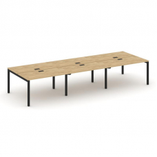 Style Project Рабочая станция 2-х сторон. SN-5P.DRS-071 Тиквуд Светлый/Металл Черный 2940*1432*750