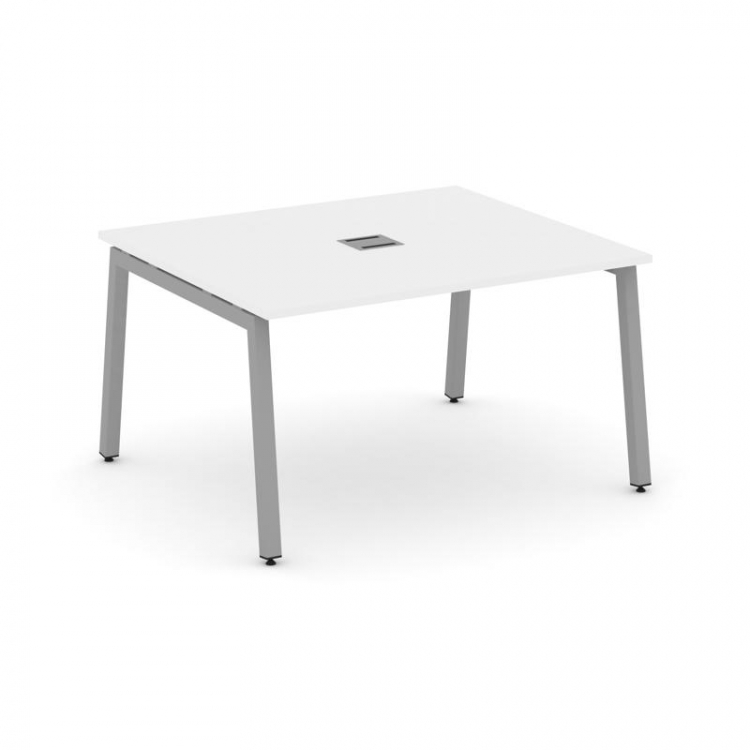 Style Project Стол переговорный SN-5A.SPRG-032 Белый/Металл Серый 1180*1180*750